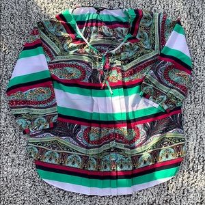 Milano pleated blouse